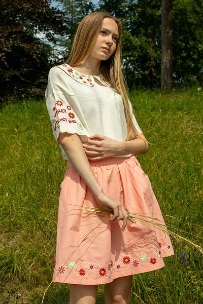 Ein Ghein kids wear Girls' embroidered blouse "Doha"