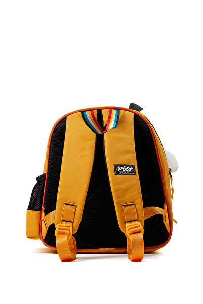 By Hakan My Polo 2015 Cute Children's Kindergarten Bag Backpack School Bag Multi-Compartment Orthopedic Back Yellow