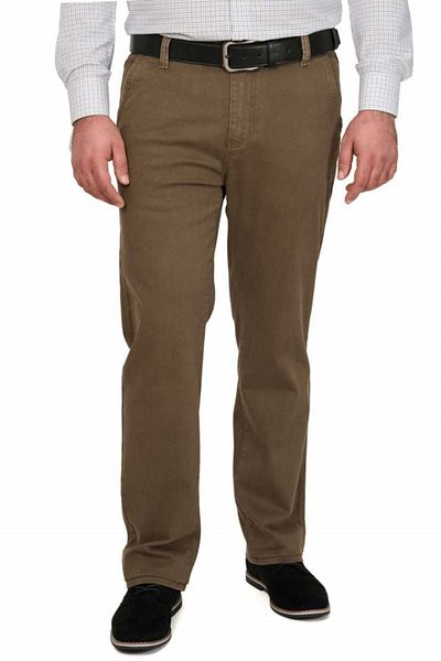 Realize Casual pants with slant pocket, Realize, caramel brown