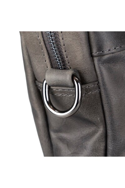 Genel Markalar Apollo 13-14 inç Deri Laptop Çantası TN18EF Gri