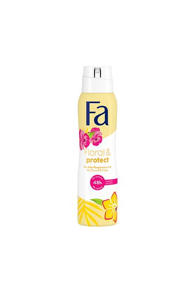 Fa Floral & Protect Orchid & Viola Anti-Perspirant Deo Spray – 150ml Long-Lasting