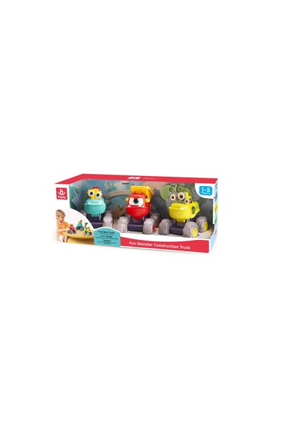 Jucarii Bebe Set of 3 Construction Vehicles Funny Monsters with Friction
