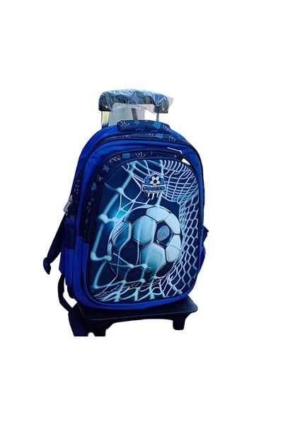 OEM 3D troller backpack, light-up wheels, boys, 6-12 years old, Football model