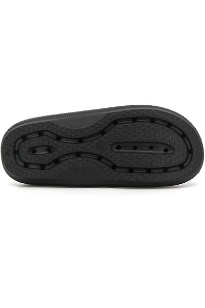 awix Akınal Bella Unisex Double Buckle Summer Stylish Comfortable Plartform Slippers Black