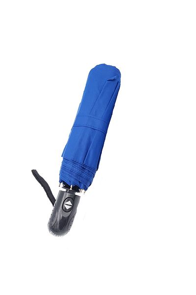 ABS Rain umbrella with on/off button, blue