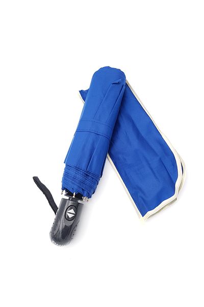 ABS Rain umbrella with on/off button, blue