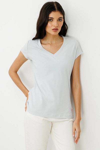 On Fashion Ten Bow Detailed V-Neck Cotton Blouse -51530