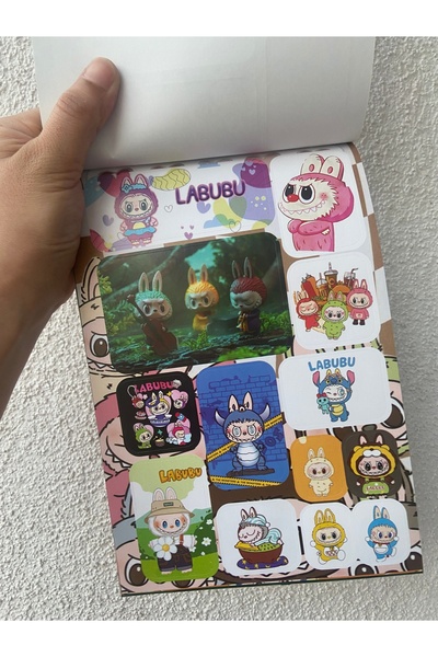 synshop Sticker label removing notebook album 16 pages 208pcs