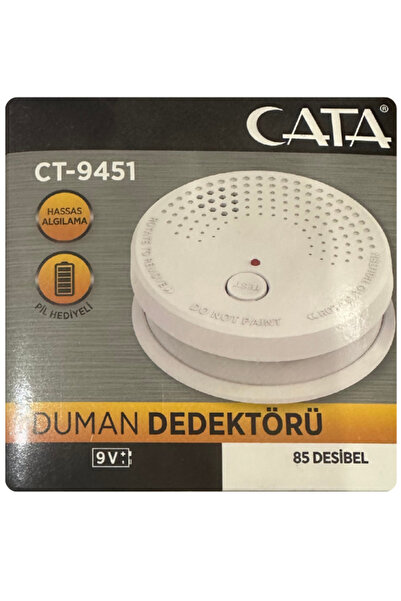 Avarson (1 Adet) Cata Pilli Duman Dedektörü Hassas Algılamalı