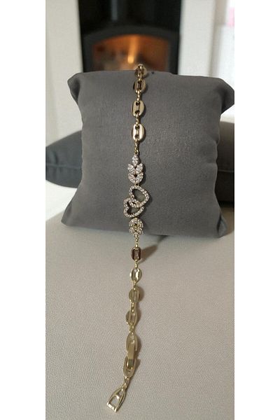 XUPING JEWELRY Bracelet with Zircon Stone Heart