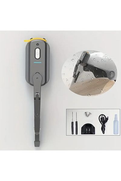KASEVY Rechargeable Motorcycle Helmet Wiper, Waterproof, Universal