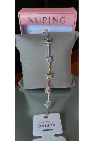 XUPING JEWELRY Silver Colored Star Bracelet