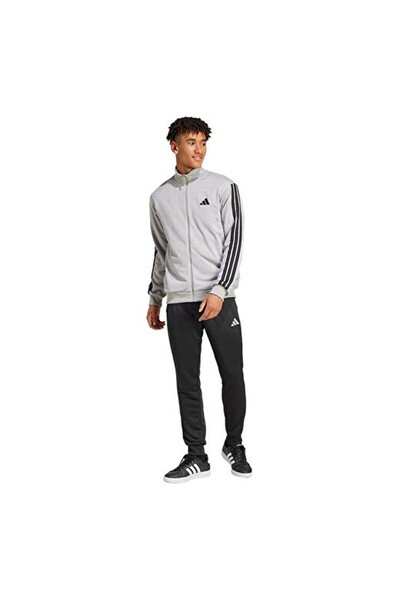 adidas M 3S Ft Tt Ts M Siyah-Gri Erkek Alt-Üst Takım Jı8876