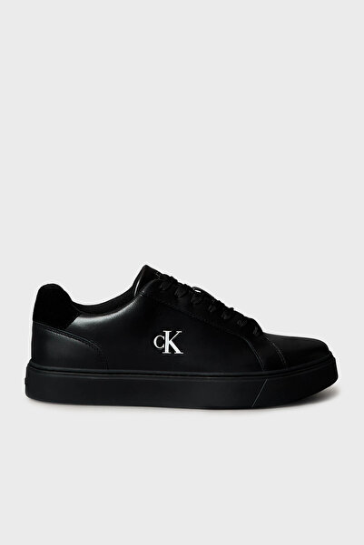 Calvin Klein Deri Logolu Sneaker Ayakkabı YM0YM014350GJ Erkek AYAKKABI YM0YM01435 0GJ