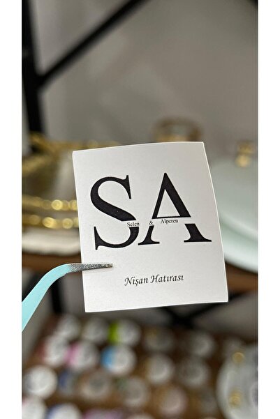 ButikSosyetik الوعد، الحنة، الخطوبة، ملصق الشوكولاتة 3,5x3,5 سم 88 قطعة -