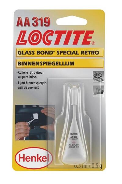 Henkel Set adeziv LOCTITE AA 319 pentru montarea oglinzii retrovizoare, 0.5 ml