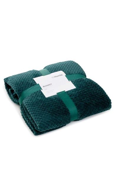 Homla NOAH blanket green with rice grains 150x200 cm