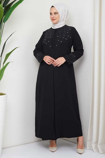 Skygo Hijab Evening Dress Black
