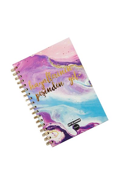 repro design Follow Your Dreams Follow Your Dreams Talking Planner Weekly Planner Spiral Notebook with Stickers