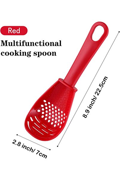 Generic 3 Pack Multifunctional Kitchen Cooking Spoon, 6 in1 Kitchen Gadgets Strainers