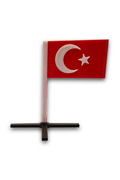 BİRRDESİGN TÜRK BAYRAĞI AKVARYUM DEKORU