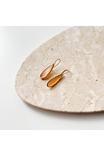 Vesce Atelier Oeil incline Doğal taş küpe