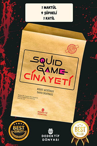 Dedektif Dünyası Dedektif Oyunu | Squid Game Cinayeti | Cinayet Dava Oyunu | ...