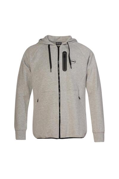 hummel 980343-2006 Nova Zip Men's Sports Jacket Gray Melange