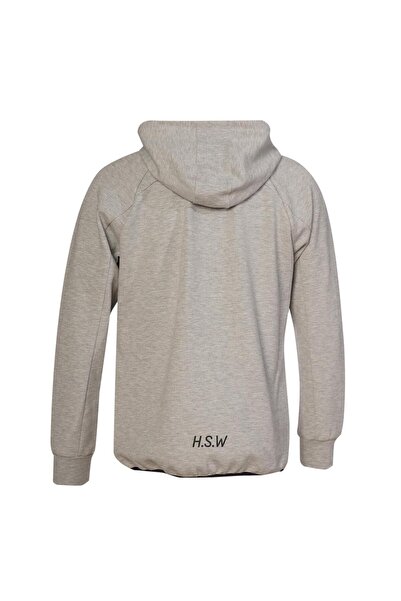 hummel 980343-2006 Nova Zip Men's Sports Jacket Gray Melange