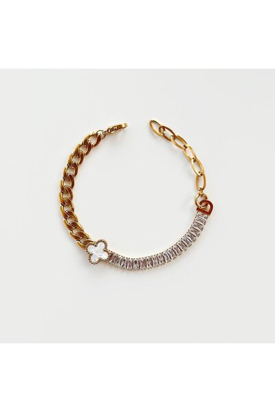 Vesce Atelier Lily Steel Bracelet