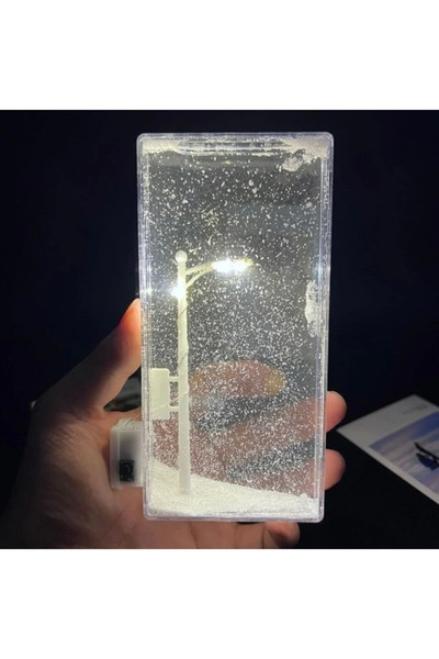 HALL BREATHE Renkli Sokak Lambası ve Kar Küresi Seti Demonte, Dekoratif ve Şı...