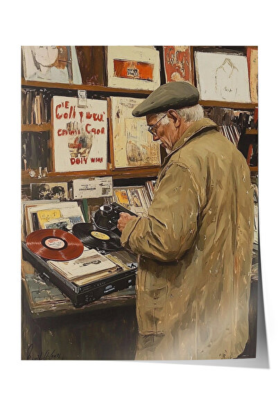 Zestia Αφίσα χωρίς πλαίσιο, Στιγμή του καλλιτέχνη με τον καμβά, Αφίσα διακόσμ...