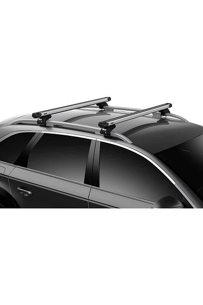 Thule Set 2 bare transversale SlideBar 891000, 127 cm, argintiu, capacitate maximă 90 kg