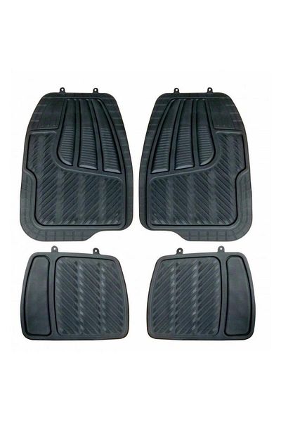 Bottari Set 4 covorașe auto universale din PVC, Strong Rain 14083BT, negru