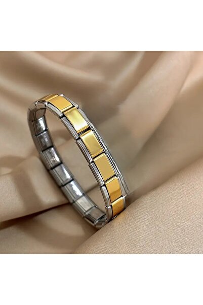 Tasarım سوار فولاذي إيطالي ساحر بدون نص موديل للجنسين رجال نساء 3 ملم 18 سم م...