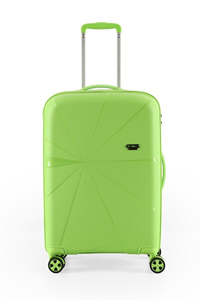 ÇÇS UNİSEX POLİİPROPİLEN KIRILMAZ (KABİN BOY BARDAKLIKLI) VALİZ 255264