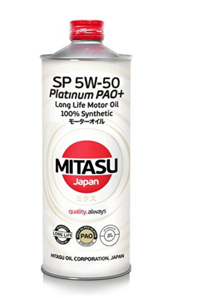 MITASU زيت محرك ياباني صناعي 5W-50 SM سعة 1 لتر