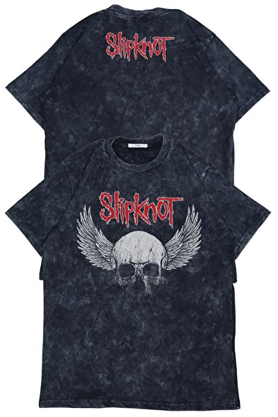 Fuddy Moda تي شيرت مطبوع قابل للغسل للجنسين من Slipknot Ense، تي شيرت عتيق ذو...