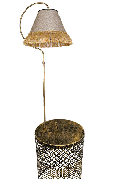 HALL BREATHE Elips Siyah ve Sarı Aydınlatma Lambası, Şapka ve Püsküllü Tasarım