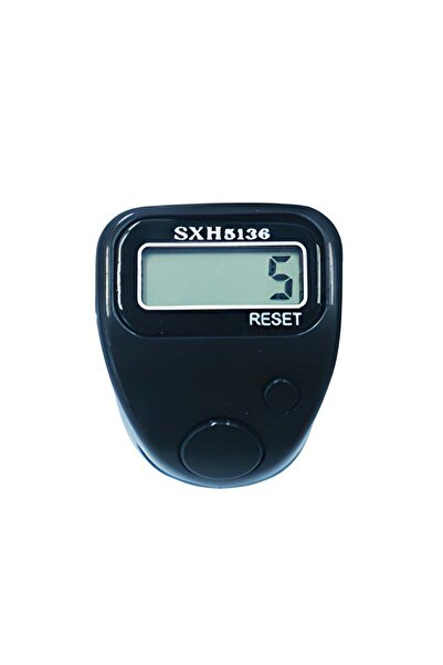 LIXADA 2pc Modern Plastic Finger Ring Tally Counter with Card Accessory