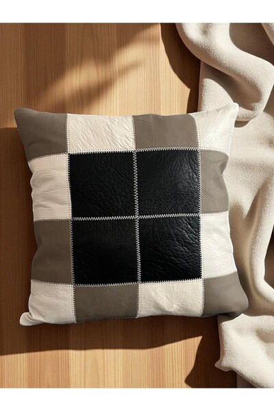 yunt Taşın Hafızası Patchwork Dekoratif Kırlent Kılıf