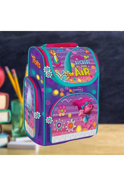 Daemi Schoolbag - hard case TROLLS, 37x27x14.5cm