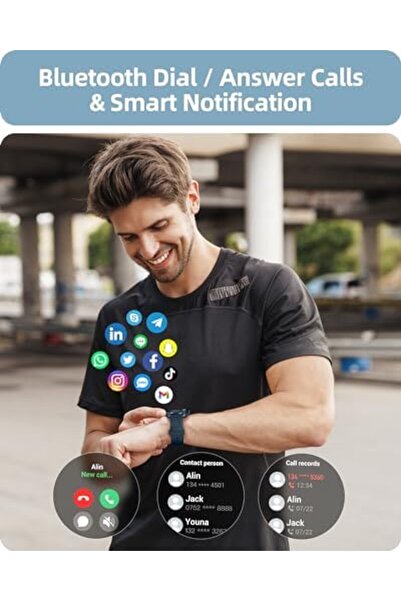 Parsonver Smart Watch for Men Women, Answer/Make Call, 1.32" HD Fitness Tracker with 112 Sport Modes