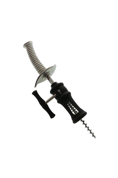 GiftExpress Professional metal black sword corkscrew