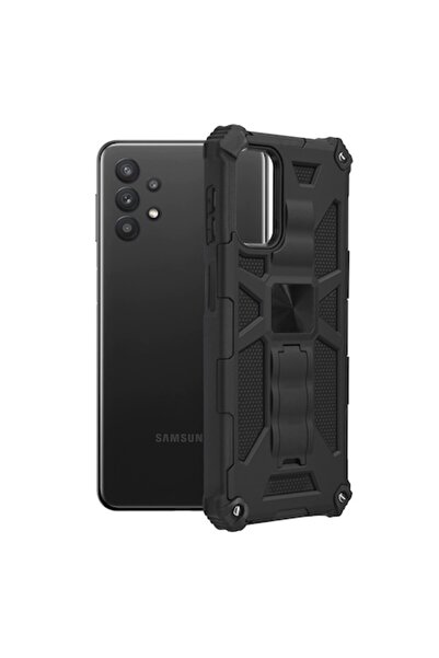 OEM Husa pentru Samsung Galaxy A32 5G, Blazor Series, Poliuretan, Black