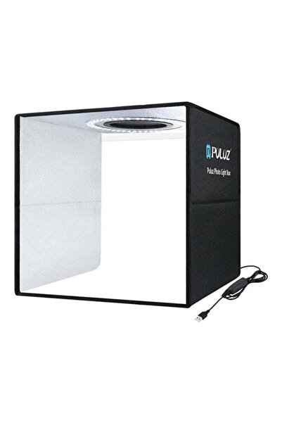 fun zone صندوق إضاءة استوديو ناعم قابل للطي من بولوز باللون الأسود