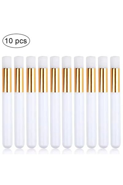 Choice3 white-10pcs Eyelash Cleaning Brush Lash Shampoo Brush for Eyelash Extensions Peel Off No