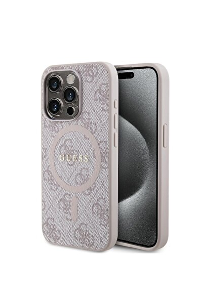 Danex Προστατευτική θήκη για iPhone 15 Pro Max, R66, δέρμα, ροζ πούδρα