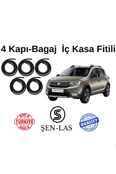 Şen-las Kauçuk Market Dacia Sandero 2.NESİL Şen-Las 4 Kapı + Bagaj Fitili ŞL5611