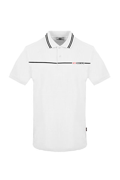 Ice Iceberg Tricou Polo Bărbat - Alb Optic